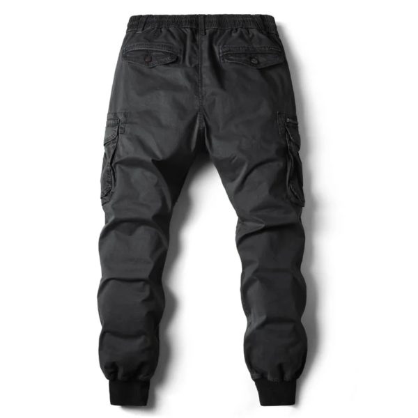 Pantalon Cargo en Coton pour Homme, Jogging, Décontracté, Book ine Longueur, Style Militaire, Streetwear, Survêtement de Travail, Taille FjPlus – Image 4