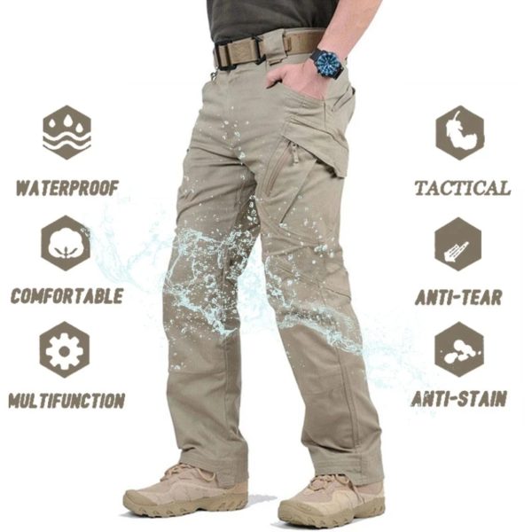 IX9 – pantalon Cargo tactique militaire pour hommes, vêtement de Combat SWAT, de l'armée, décontracté, de randonnée, de Camping en plein air, imperméable