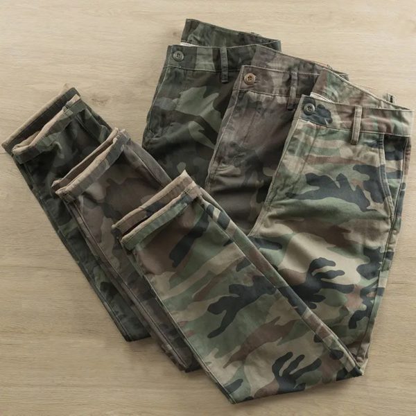 CamSolomon-Salopette pour Homme, Pantalon Court, Cargo, Sarouel, Randonnée, Militaire, Droit, Rétro, Coton, DulPants, Mode 2022 – Image 2