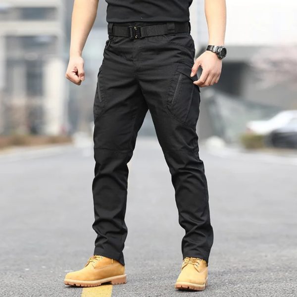 DulCargo-Pantalon militaire pour hommes, Skip FJArmy, poches multiples, travail, randonnée, décontracté, grande taille 6XL – Image 2