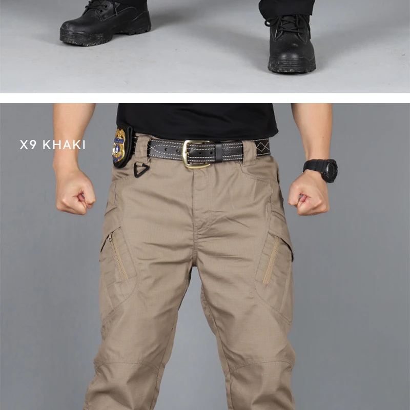 DulCargo-Pantalon militaire pour hommes, Skip FJArmy, poches multiples, travail, randonnée, décontracté, grande taille 6XL