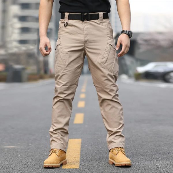 DulCargo-Pantalon militaire pour hommes, Skip FJArmy, poches multiples, travail, randonnée, décontracté, grande taille 6XL – Image 3