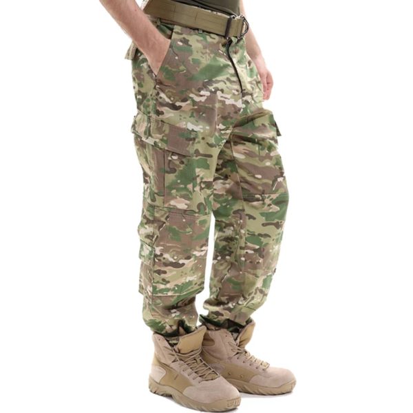 CamSolomon-Pantalon cargo DulMulticam pour homme, uniforme de l'armée, saut long, fjFisthing, escalade, chasse – Image 2