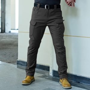 Dulpants-Pantalon de ConnociImperméable pour Homme, Pantalon de Travail de l'Armée, Coupe Slim, Printemps et Automne, Fête 7