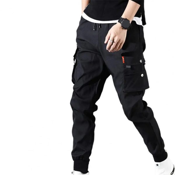 Pantalon Cargo Militaire Fin et Décontracté pour Homme, Jogging, Survêtement, Solide, Automne, 03/Life – Image 4