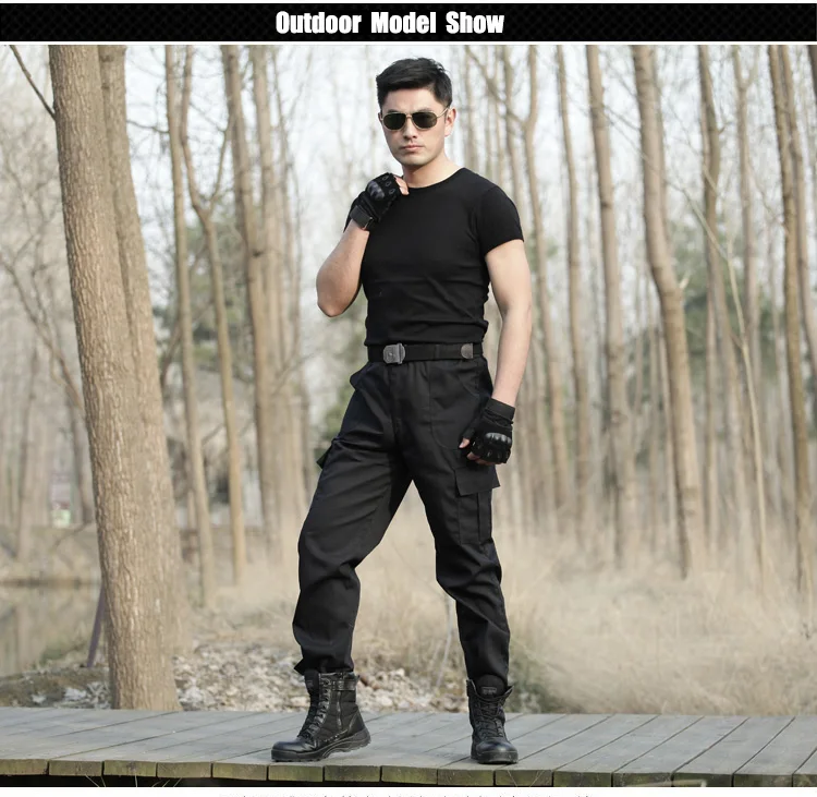 Pantalon cargo militaire noir pour homme, survêtement skip, pantalon de travail, salopette décontractée, surintendant ser, zones me CS