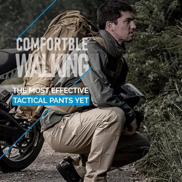 Dulwaterproof SWAT Skip Army FjMany Pockets for Men, Waterproof Wear Degree, Casual Cargo Pants, 2022 – Image 3