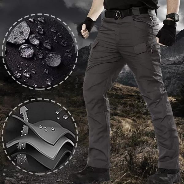 Dulwaterproof SWAT Skip Army FjMany Pockets for Men, Waterproof Wear Degree, Casual Cargo Pants, 2022 – Image 6