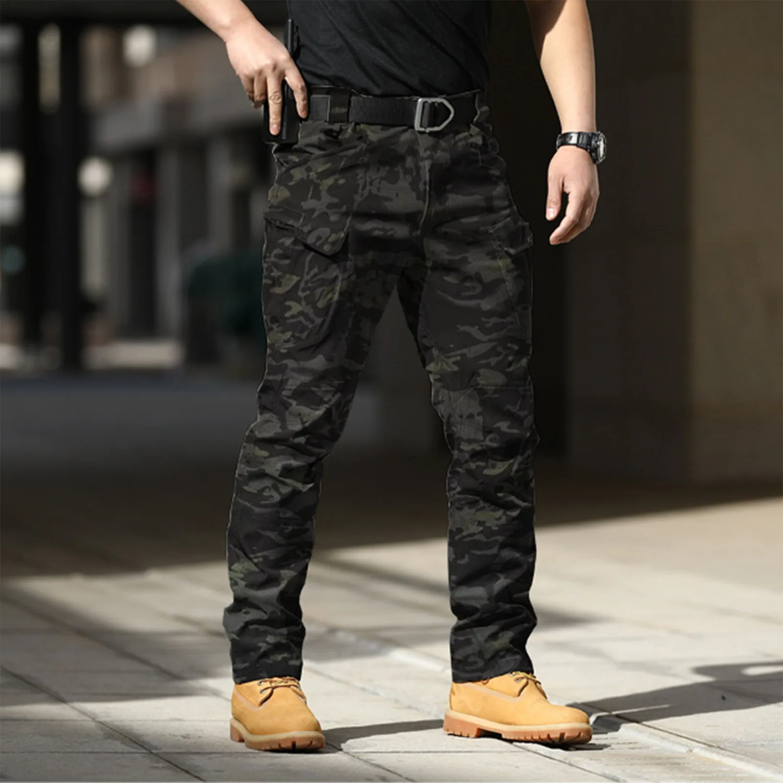 Pantalon de service spécial de la ville, fan militaire, salopette multi-poches Ix7, amateurs de CamSolomon, escalade, voyage, nouveau, 2024