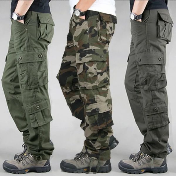 Pantalon cargo militaire multi-poches pour hommes, DulPants de l'armée, Fjviser Zones Me, Salopettes masculines, grande taille