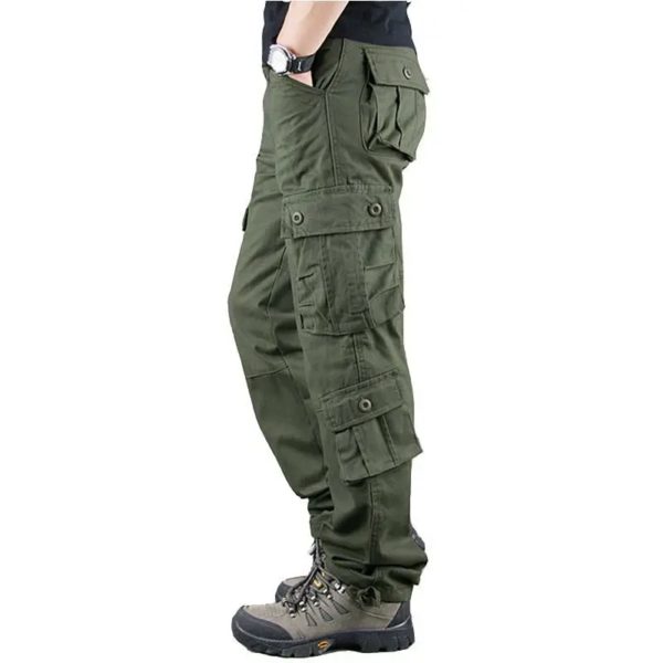 Pantalon cargo militaire multi-poches pour hommes, DulPants de l'armée, Fjviser Zones Me, Salopettes masculines, grande taille – Image 5