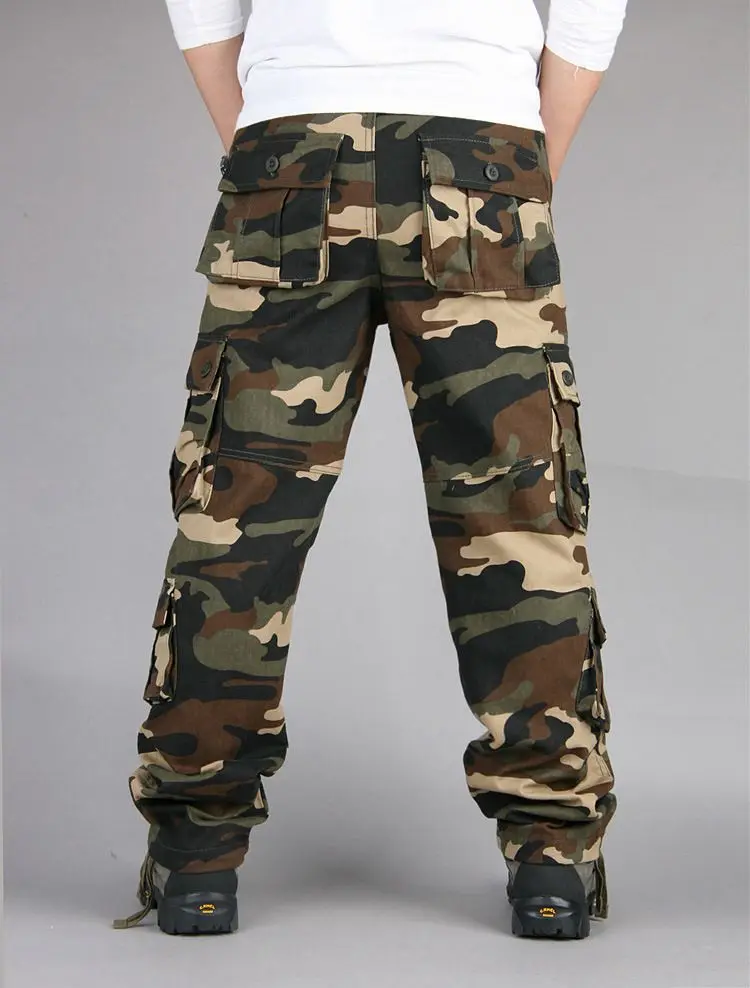 Pantalon cargo militaire multi-poches pour hommes, DulPants de l'armée, Fjviser Zones Me, Salopettes masculines, grande taille