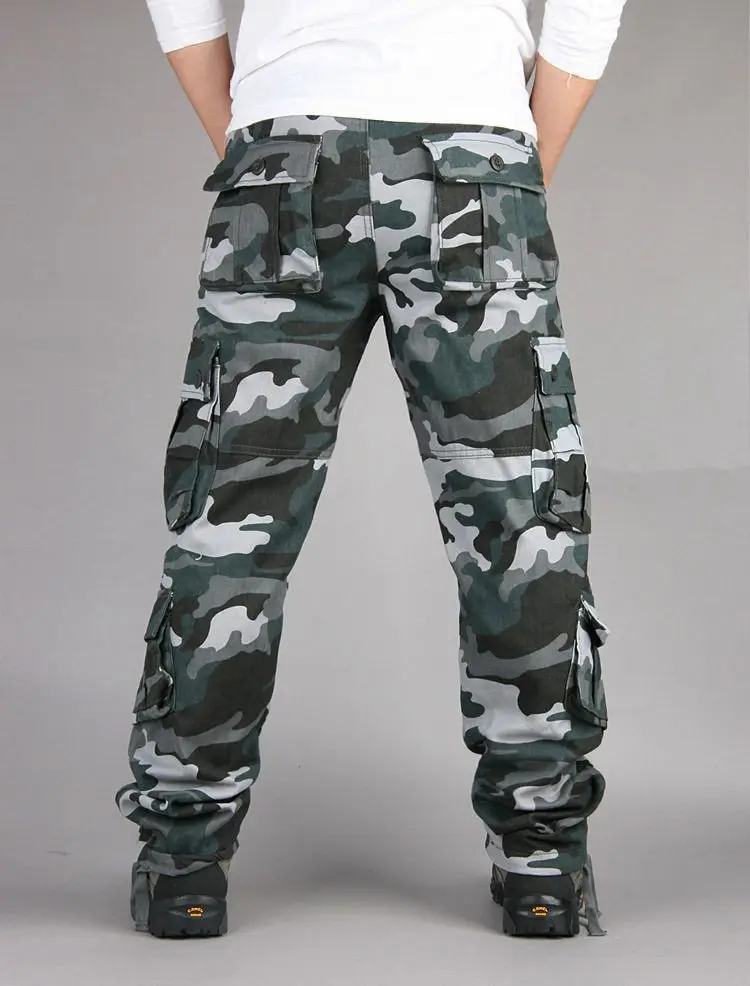 Pantalon cargo militaire multi-poches pour hommes, DulPants de l'armée, Fjviser Zones Me, Salopettes masculines, grande taille