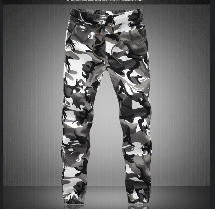 CamSolomon-Pantalon de jogging militaire pour homme, 2024 pur coton, sarouel crayon, confortable, fjCamo, printemps automne