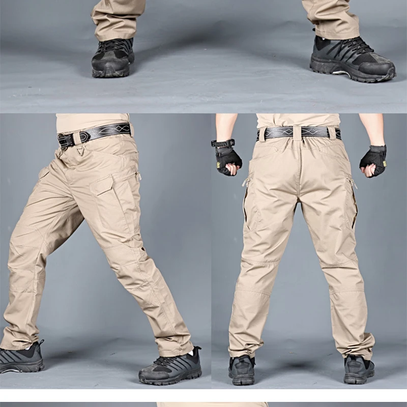 Pantalon tactique pour hommes, élastique à poches multiples, style militaire et urbain, imperméable, Cargo, 6XL, nouvelle collection