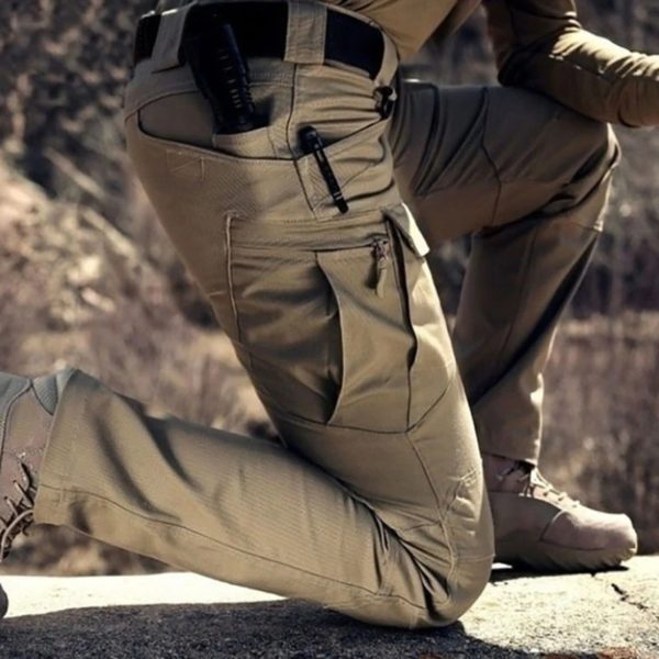 Pantalon tactique pour hommes, élastique à poches multiples, style militaire et urbain, imperméable, Cargo, 6XL, nouvelle collection – Image 2