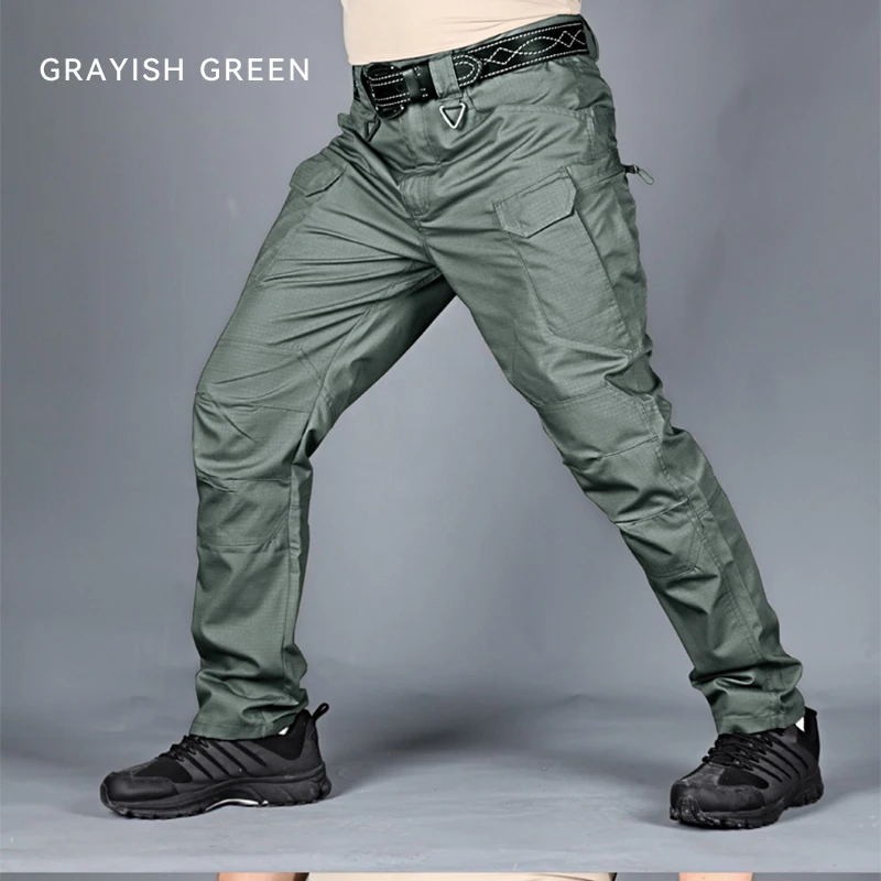 Pantalon tactique pour hommes, élastique à poches multiples, style militaire et urbain, imperméable, Cargo, 6XL, nouvelle collection