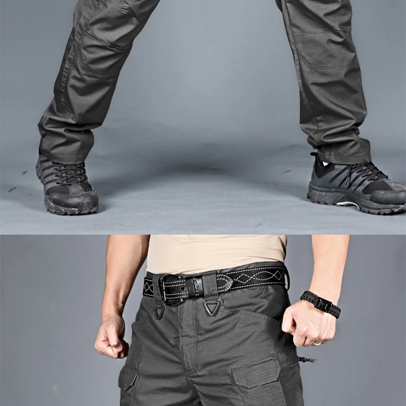Pantalon tactique pour hommes, élastique à poches multiples, style militaire et urbain, imperméable, Cargo, 6XL, nouvelle collection