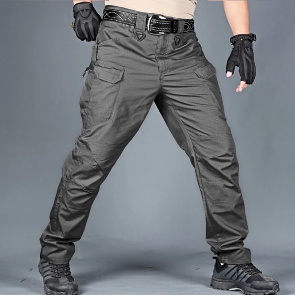 Pantalon tactique pour hommes, élastique à poches multiples, style militaire et urbain, imperméable, Cargo, 6XL, nouvelle collection – Image 3