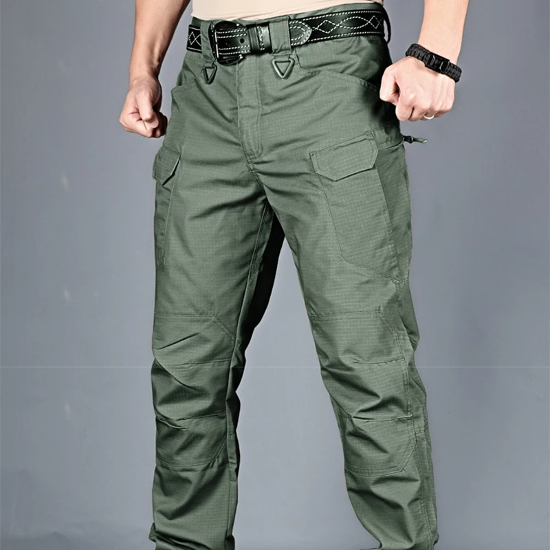 Pantalon tactique pour hommes, élastique à poches multiples, style militaire et urbain, imperméable, Cargo, 6XL, nouvelle collection