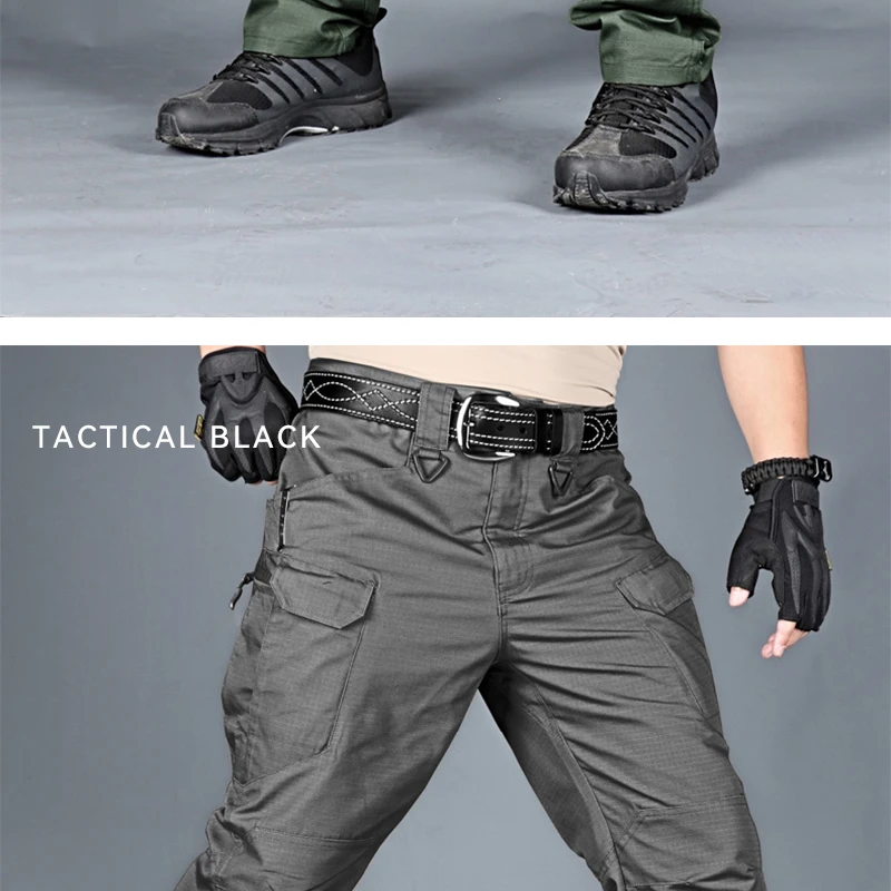 Pantalon tactique pour hommes, élastique à poches multiples, style militaire et urbain, imperméable, Cargo, 6XL, nouvelle collection
