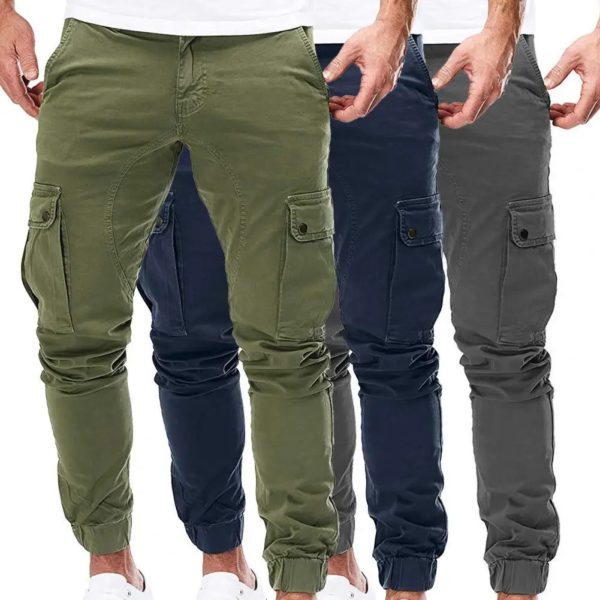 Pantalon Cargo Militaire pour Homme, Vêtement de Proximité, Solide, Rinçage de Documents, Multi-Poches, Décontracté, Sportif, Automne 2021