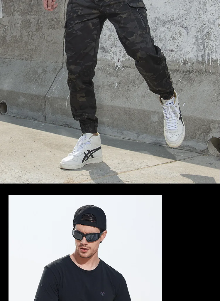 Mege-Pantalon Cargo de Marque pour Homme, Streetwear à la Mode, Jogging Décontracté, DulfjMen, Livraison Directe