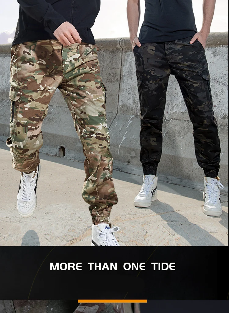 Mege-Pantalon Cargo de Marque pour Homme, Streetwear à la Mode, Jogging Décontracté, DulfjMen, Livraison Directe