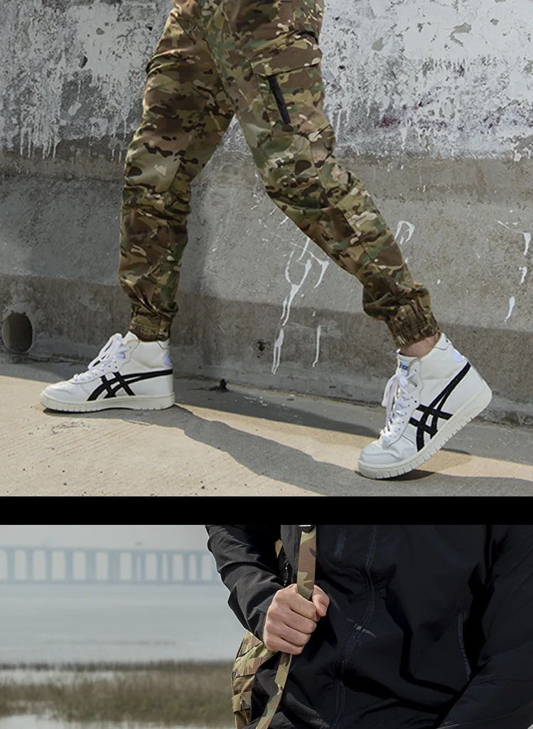 Mege-Pantalon Cargo de Marque pour Homme, Streetwear à la Mode, Jogging Décontracté, DulfjMen, Livraison Directe