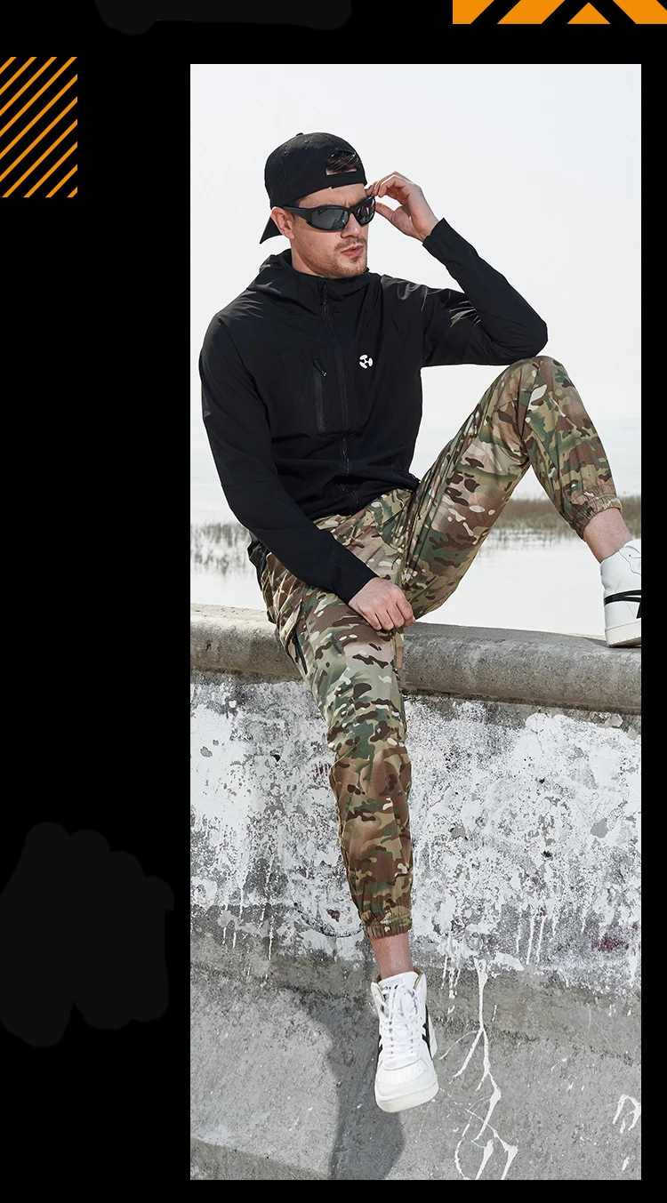 Mege-Pantalon Cargo de Marque pour Homme, Streetwear à la Mode, Jogging Décontracté, DulfjMen, Livraison Directe