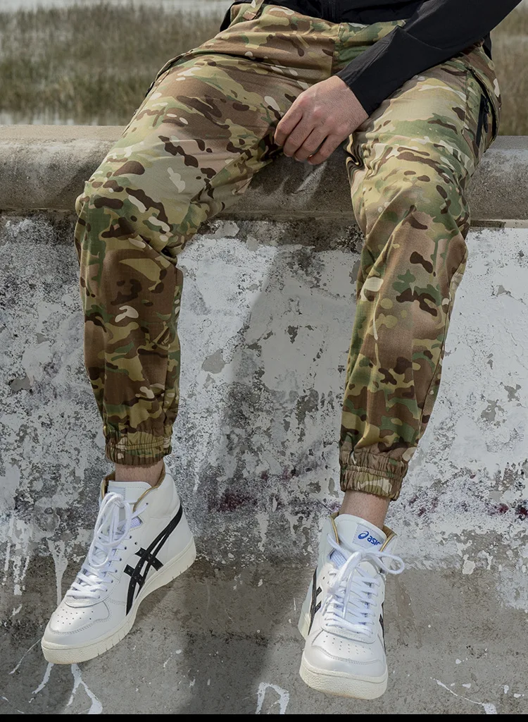 Mege-Pantalon Cargo de Marque pour Homme, Streetwear à la Mode, Jogging Décontracté, DulfjMen, Livraison Directe