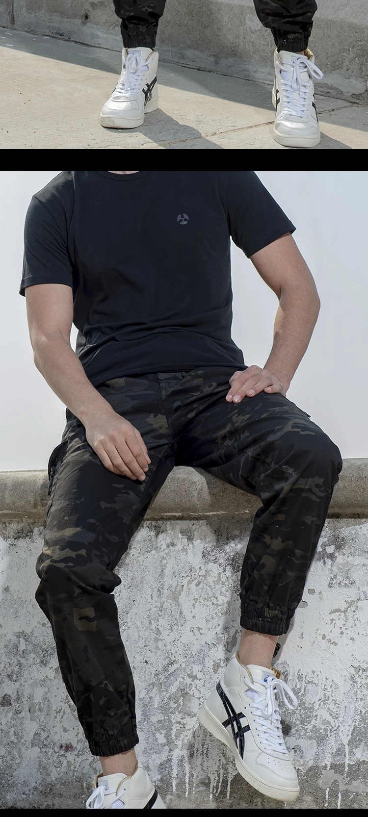 Mege-Pantalon Cargo de Marque pour Homme, Streetwear à la Mode, Jogging Décontracté, DulfjMen, Livraison Directe