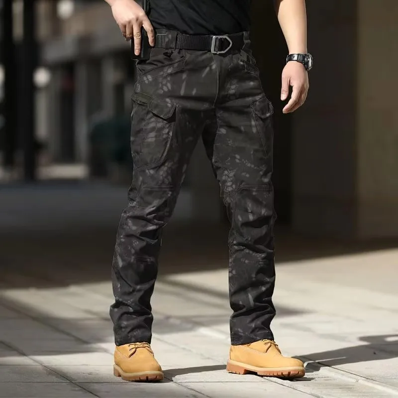 Pantalon de ConnociDulpants pour Homme, artificiel astique, Forces Spéciales, Armée, Fan, Combinaisons de Travail en Plein Air, Manches Droites, Entraînement, Printemps et Automne