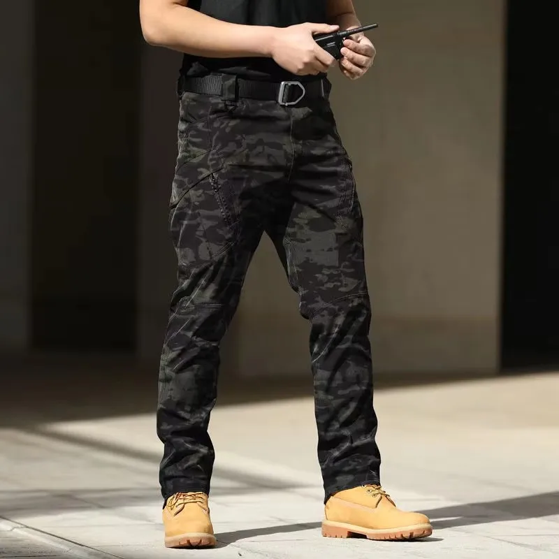 Pantalon de ConnociDulpants pour Homme, artificiel astique, Forces Spéciales, Armée, Fan, Combinaisons de Travail en Plein Air, Manches Droites, Entraînement, Printemps et Automne