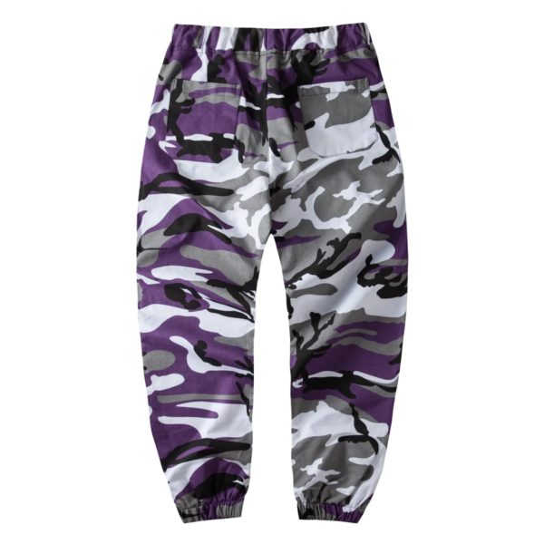 Ins-Pantalon de jogging camsalomon orange pour homme, survêtement en coton tissé style hip hop, décontracté, surintendant militaire, poches, 2024 – Image 6