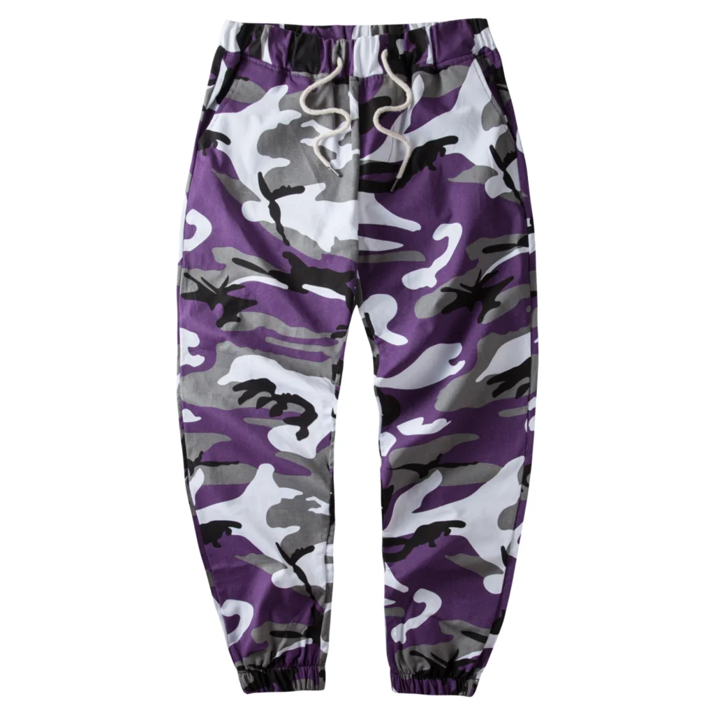 Ins-Pantalon de jogging camsalomon orange pour homme, survêtement en coton tissé style hip hop, décontracté, surintendant militaire, poches, 2024