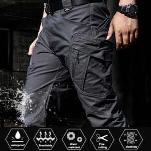 Pantalon cargo militaire décontracté avec de nombreuses poches, vêtements d'extérieur imperméables, été, été, armée, fjMen, degrés, Dulpants, 2024