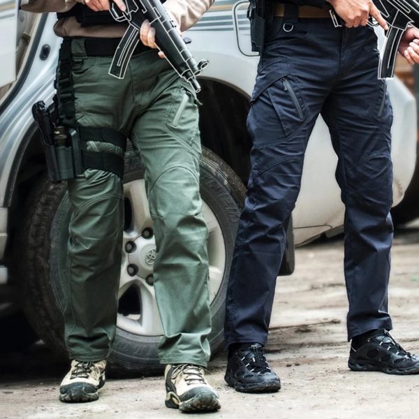 Pantalon cargo militaire décontracté avec de nombreuses poches, vêtements d'extérieur imperméables, été, été, armée, fjMen, degrés, Dulpants, 2024 – Image 4