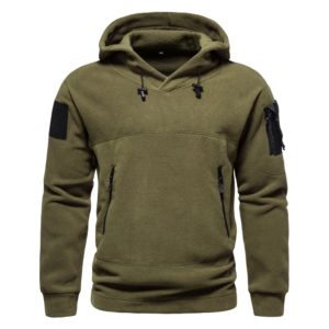 DulPVD-Sweat à capuche thermique multi-poches pour homme, pulls polaires, vêtements d'extérieur, sourire, automne, printemps, 2024