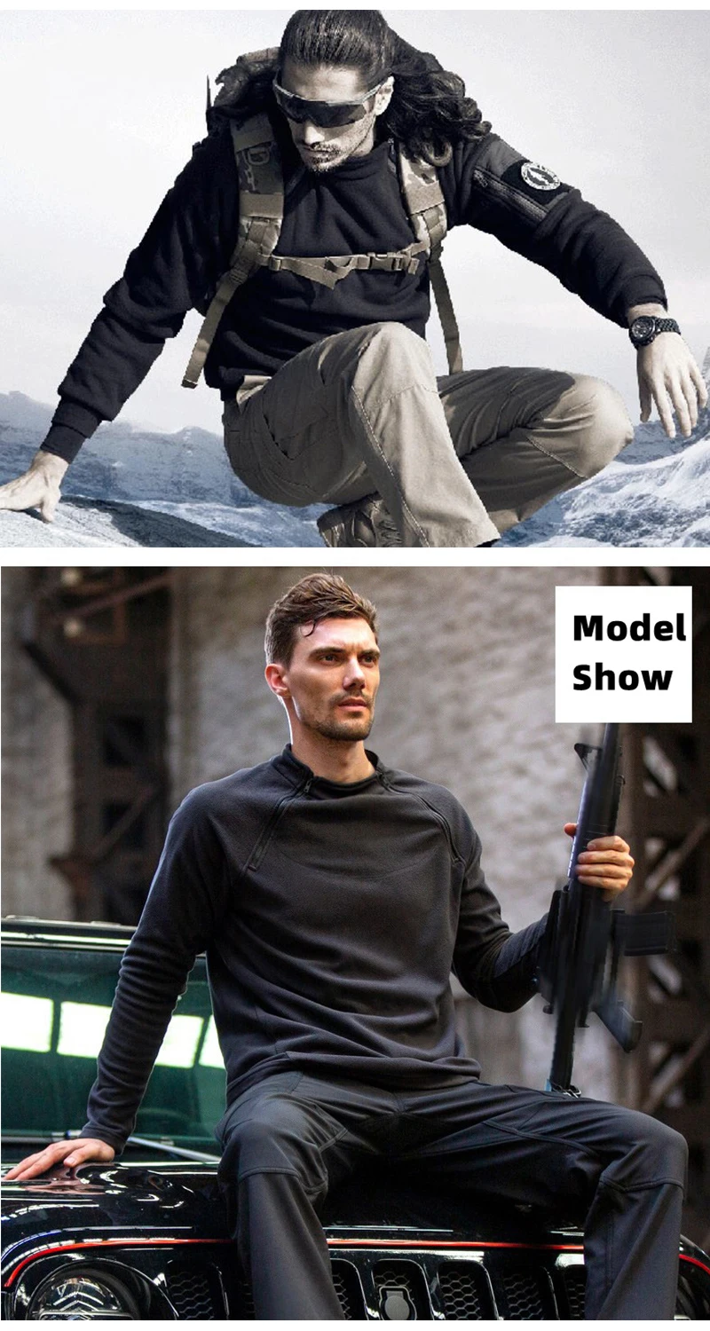 US SWAT-Veste polaire d'extérieur pour homme, pull chaud, manteau coupe-vent, pull thermique, pull de randonnée, vêtements de chasse, sourire polaire US SWAT-Veste polaire d'extérieur pour homme, pull chaud, manteau coupe-vent, pull thermique, pull de randonnée, vêtements de chasse, sourire polaire