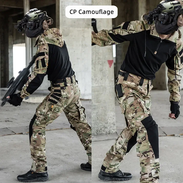Sweat-Shirt à Capuche Résistant à l'Usure pour Homme, Vêtement à Manches sulfpour Airsoft, Paintball, Camping, html