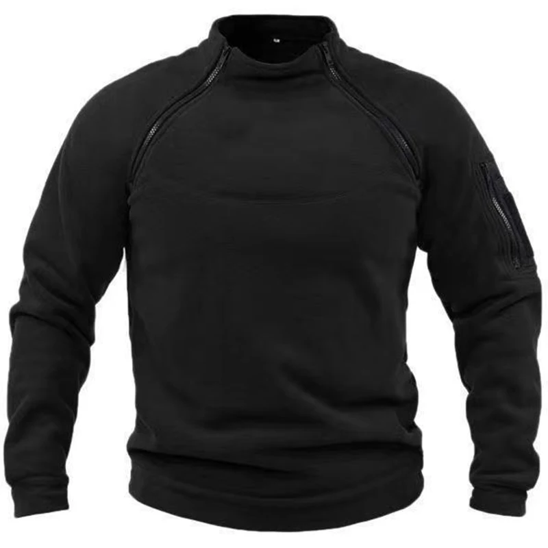 Veste US DulOutdoor Polar pour hommes, coupe-vent, chaud, fermetures à glissière, pull pour homme, monochromatique, vêtements de sport de gym, Y-Clothes Veste US DulOutdoor Polar pour hommes, coupe-vent, chaud, fermetures à glissière, pull pour homme, monochromatique, vêtements de sport de gym, Y-Clothes