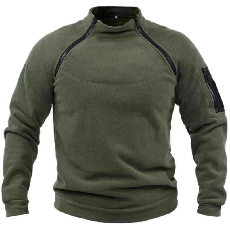 Veste US DulOutdoor Polar pour hommes, coupe-vent, chaud, fermetures à glissière, pull pour homme, monochromatique, vêtements de sport de gym, Y-Clothes Veste US DulOutdoor Polar pour hommes, coupe-vent, chaud, fermetures à glissière, pull pour homme, monochromatique, vêtements de sport de gym, Y-Clothes