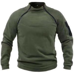 Veste US DulOutdoor Polar pour hommes, coupe-vent, chaud, fermetures à glissière, pull pour homme, monochromatique, vêtements de sport de gym, Y-Clothes