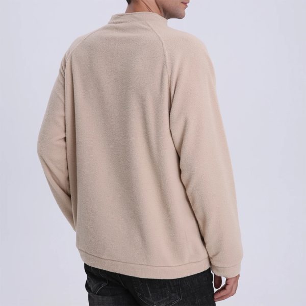 Manteau coupe-vent thermique pour homme, pull de randonnée, veste polaire d'extérieur, vêtements de chasse, pull chaud à fermeture éclair – Image 4