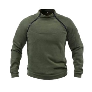 Pull à col montant pour hommes, vêtements d'extérieur respirants, document solide, chaud, automne et hiver