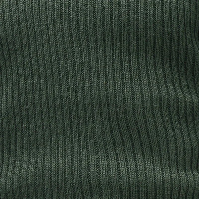 Dulsweater tricoté à manches longues pour hommes, pull en laine d'hiver, pull vert Tecretro, pull à col rond