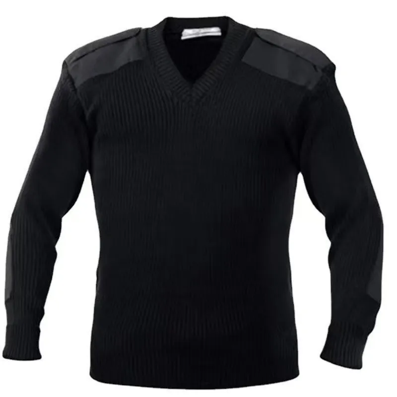 Dulsweater tricoté à manches longues pour hommes, pull en laine d'hiver, pull vert Tecretro, pull à col rond