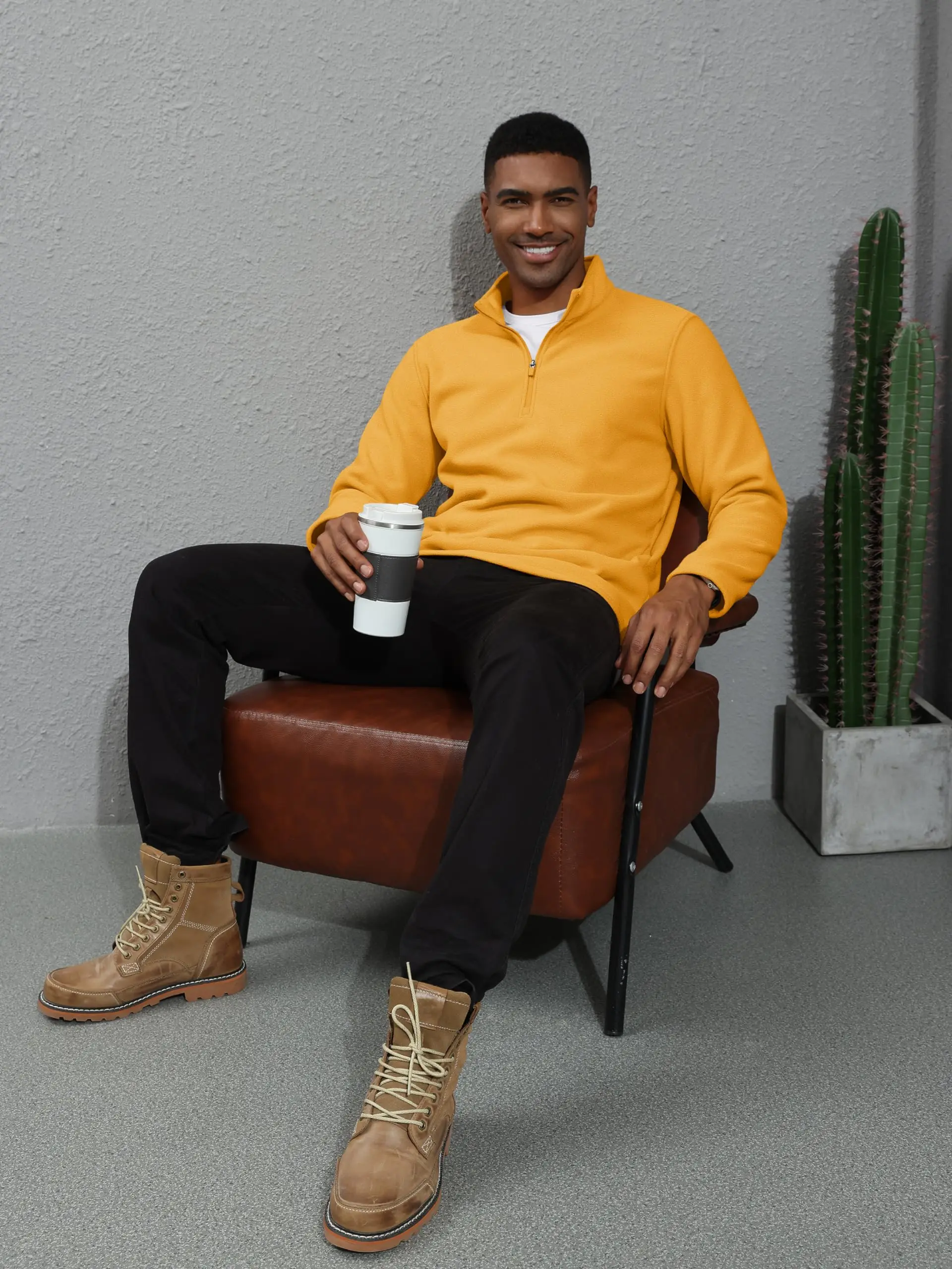 TACVASEN-Pull à col roulé pour homme, sweat à capuche décontracté, sourire PVD, pull chaud, sports athlétiques en plein air, chemises à fermeture éclair Y, 1/4 TACVASEN-Pull à col roulé pour homme, sweat à capuche décontracté, sourire PVD, pull chaud, sports athlétiques en plein air, chemises à fermeture éclair Y, 1/4