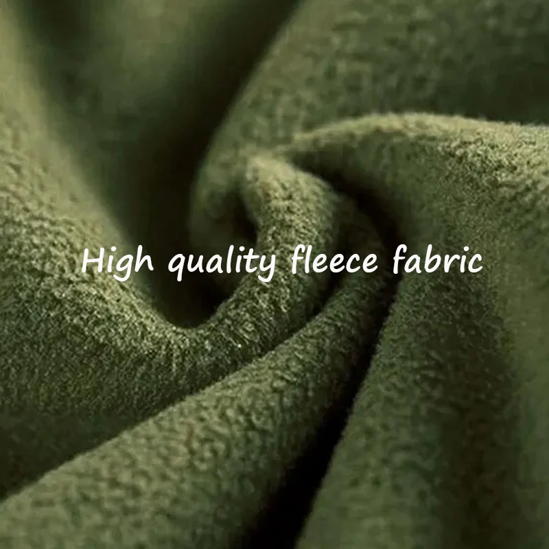 Pull à Manches sulfet Col Montant pour Homme, Vêtement Solide, Respirant, avec Fermeture Éclair, Coupe-Vent, Épais – Image 6